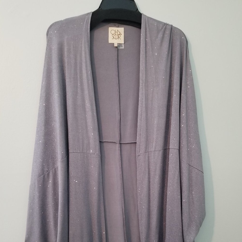 Sparkle and Shine Lavender Oversized Cardigan